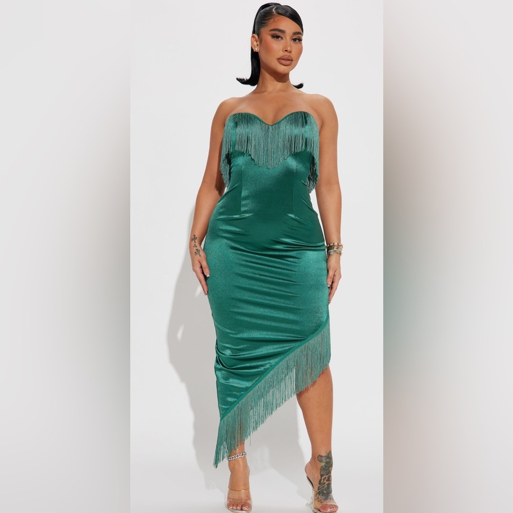 Carolina Fringe Maxi Dress
